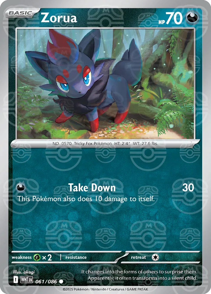 061/086 Zorua Master Ball