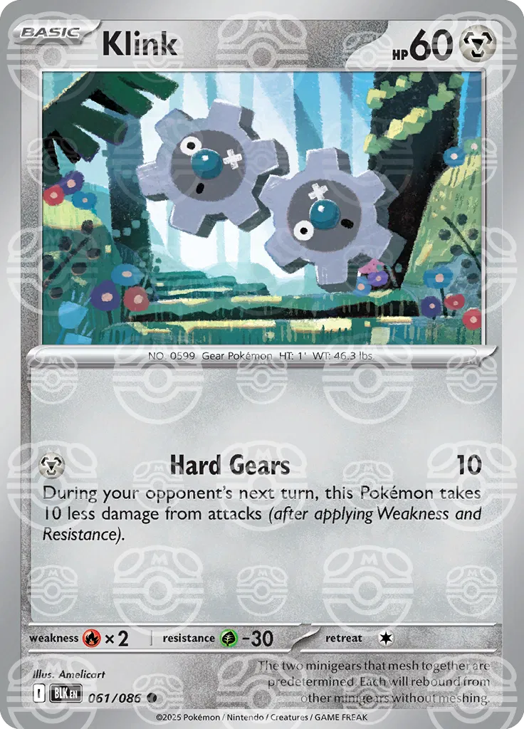 061/086 Klink Master Ball - Black Bolt