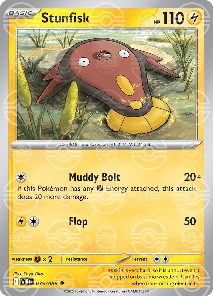 035/086 Stunfisk Poke Ball