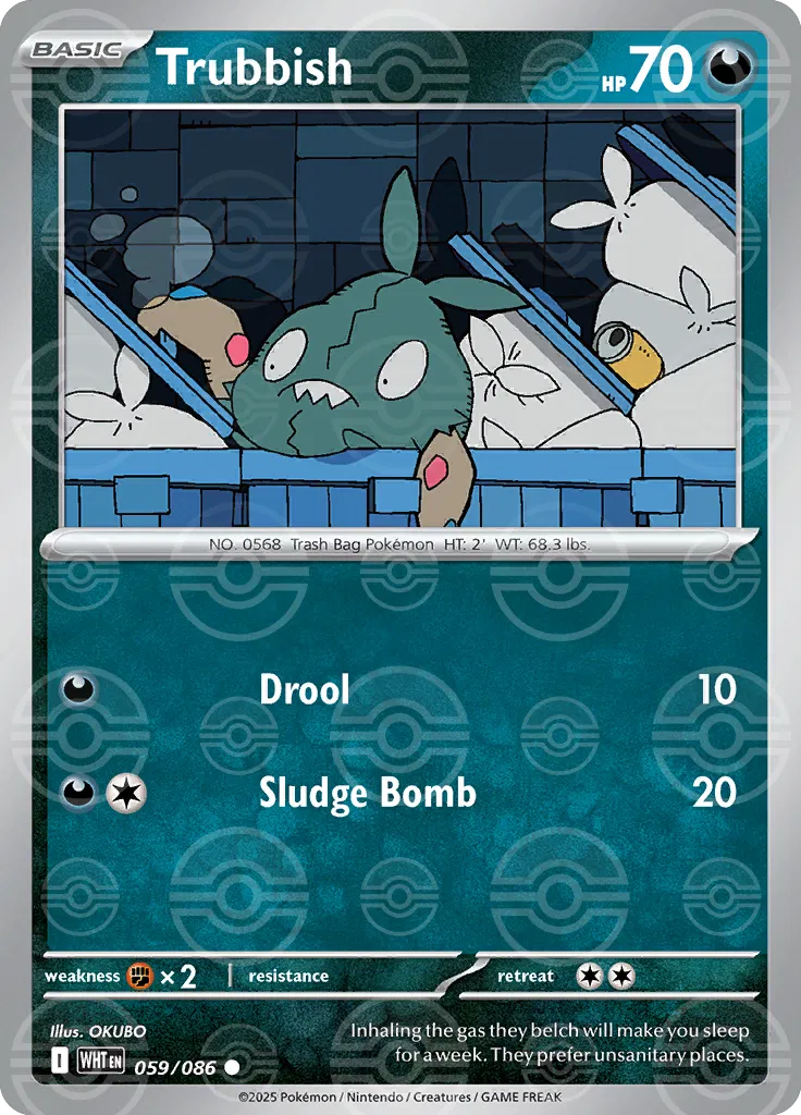 059/086 Trubbish Poke Ball