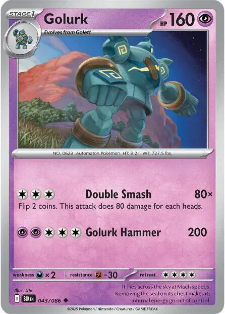 043/086 Golurk Reverse Holo