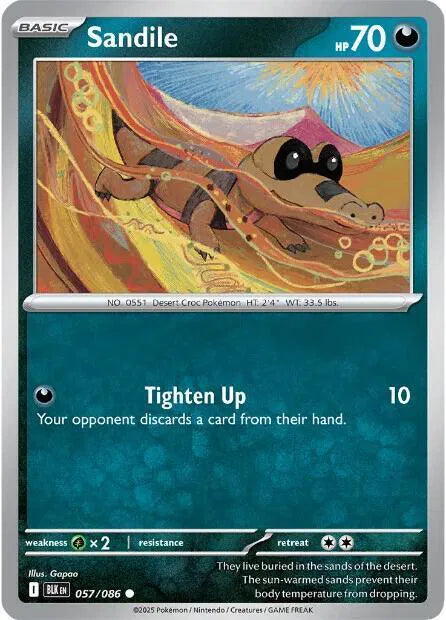 057/086 Sandile Reverse Holo - Black Bolt
