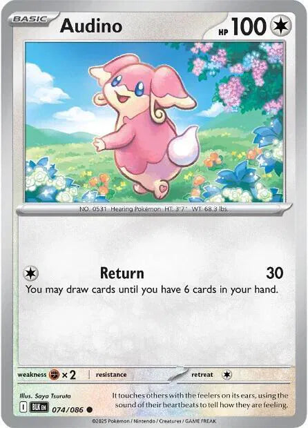074/086 Audino Reverse Holo - Black Bolt