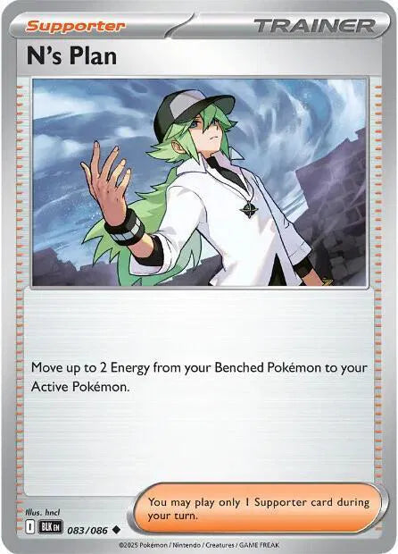 083/086 N's Plan Reverse Holo - Black Bolt