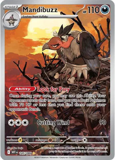 145/086 Mandibuzz - White Flare