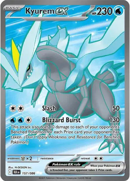 157/086 Kyurem EX