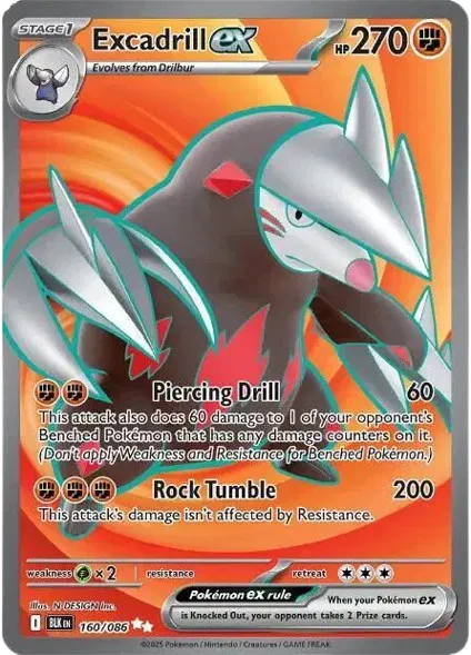 160/086 Excadrill EX - Black Bolt