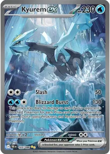 165/086 Kyurem EX - Black Bolt