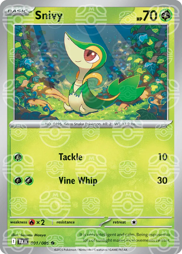 001/086 Snivy Master Ball