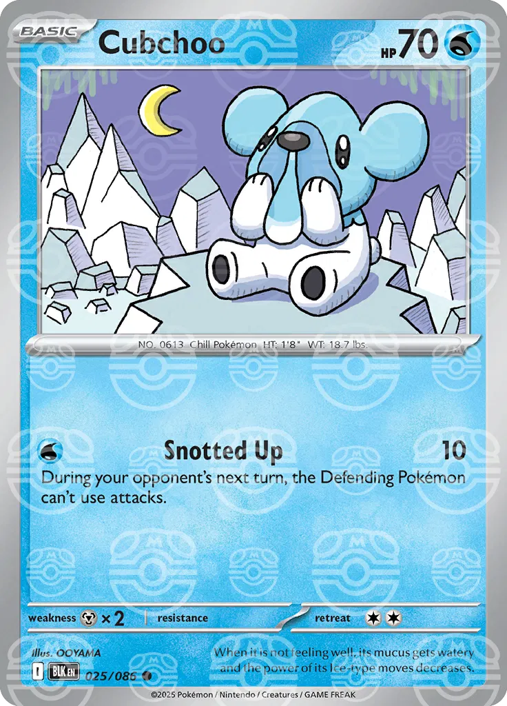 025/086 Cubchoo Master Ball