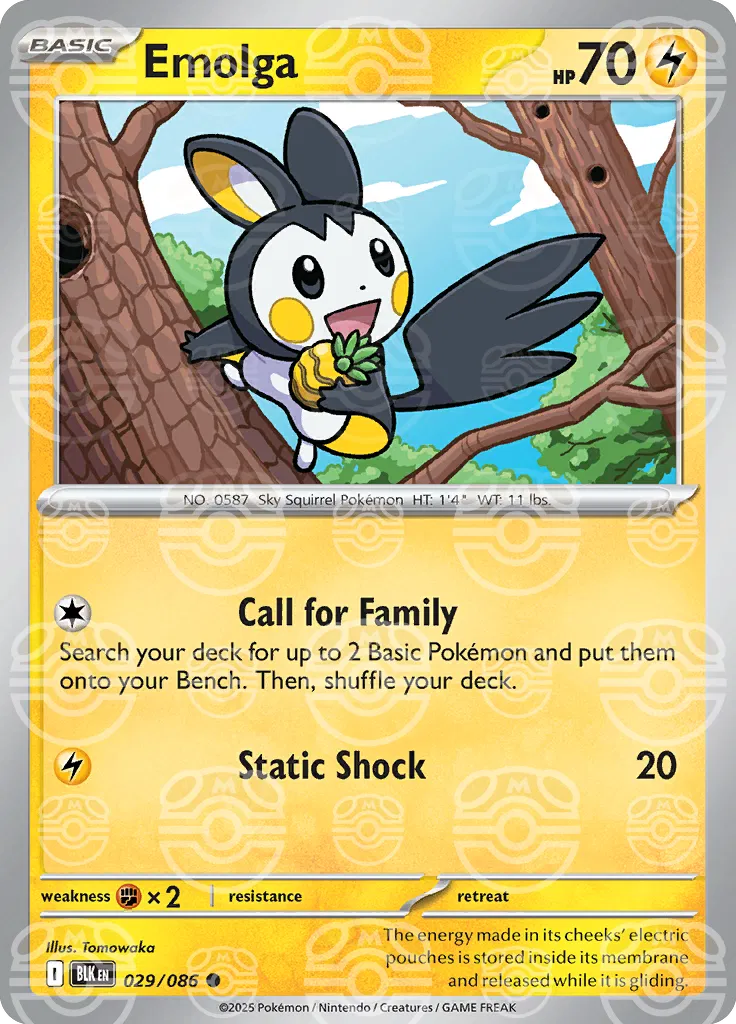 029/086 Emolga Master Ball