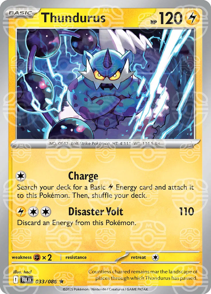 033/086 Thundurus Master Ball