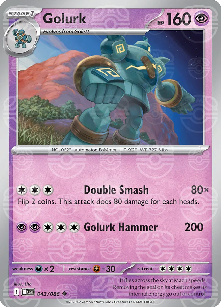 043/086 Golurk Master Ball