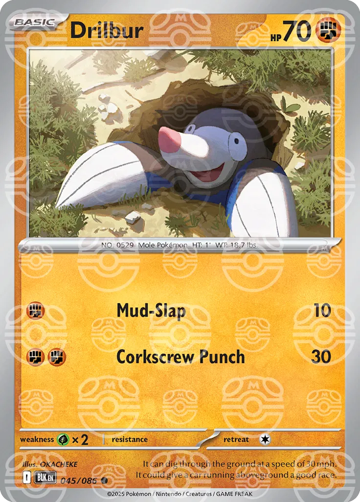 045/086 Drilbur Master Ball