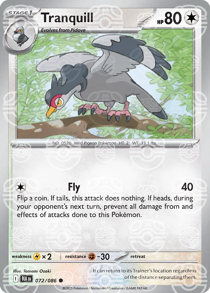 072/086 Tranquill Master Ball