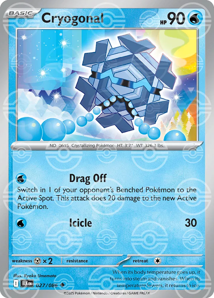 027/086 Cryogonal Poke Ball