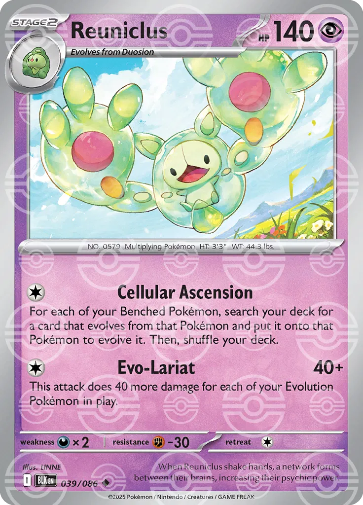 039/086 Reuniclus Poke Ball