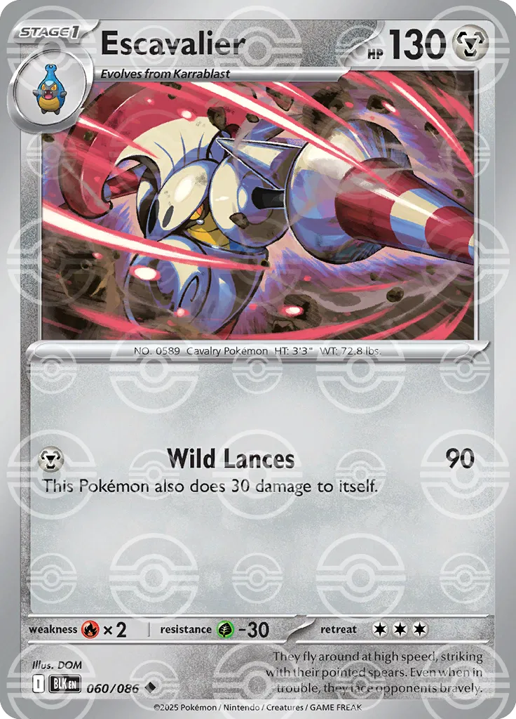 060/086 Escavalier Poke Ball