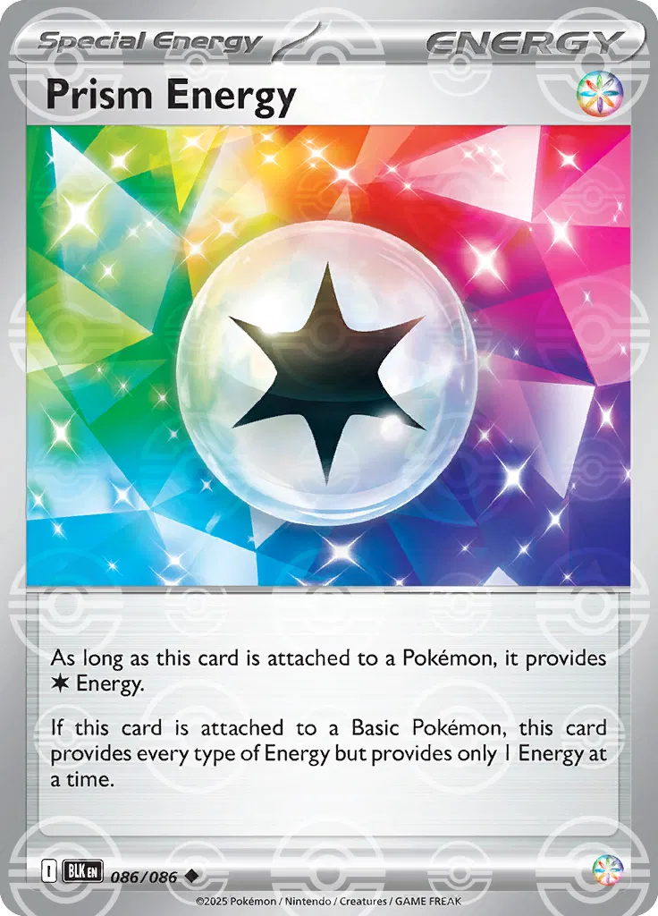 086/086 Prism Energy Poke Ball - Black Bolt