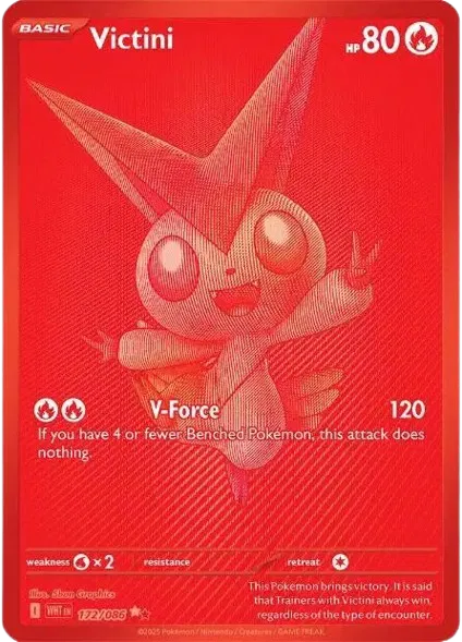 172/086 Victini - White Flare