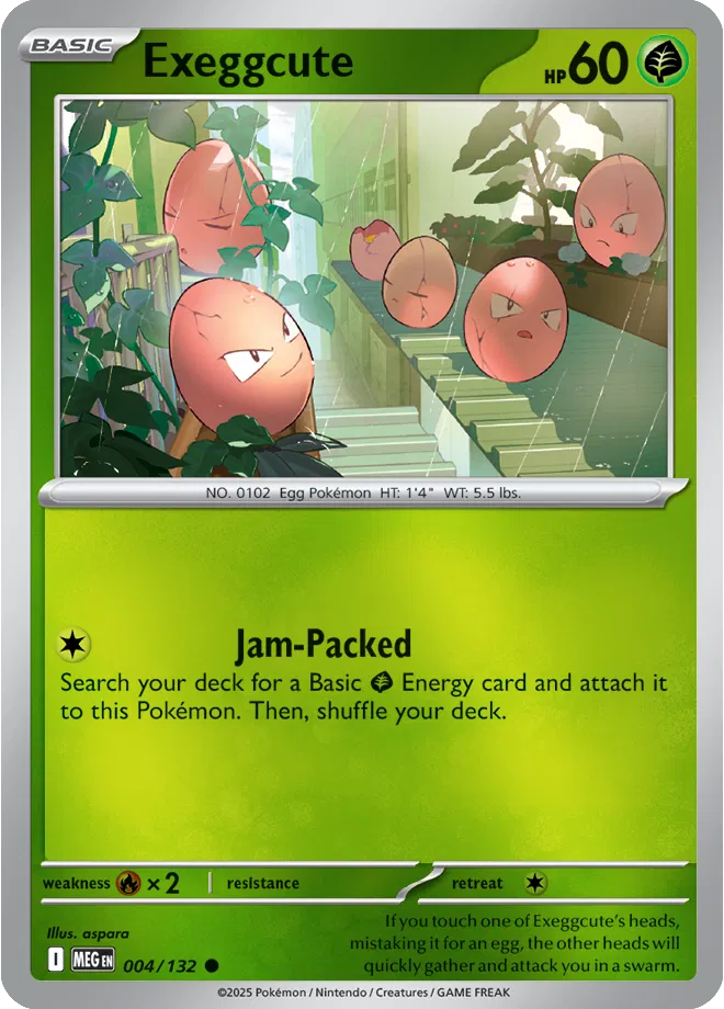 004/132 Exeggcute Reverse Holo