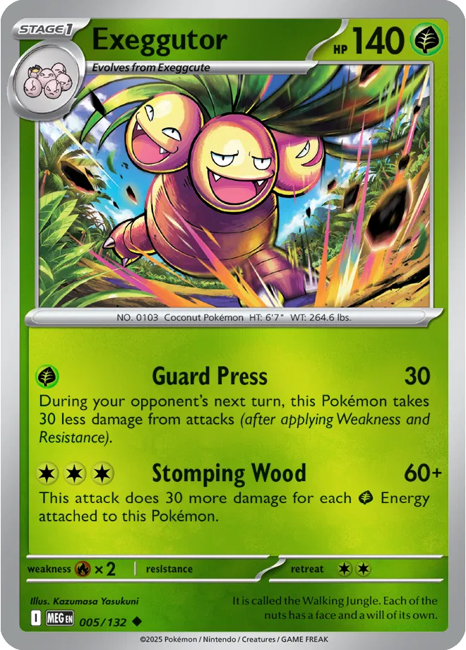 005/132 Exeggutor Reverse Holo