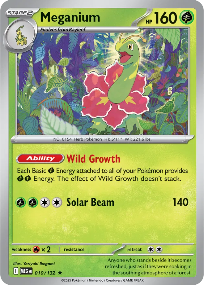 010/132 Meganium Holofoil