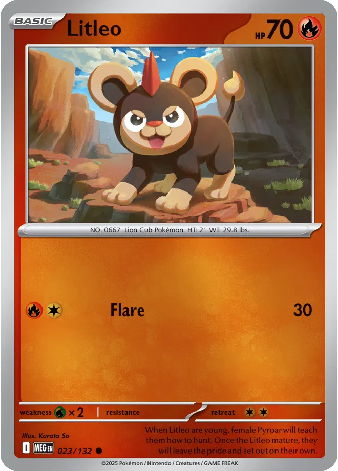 023/132 Litleo Reverse Holo
