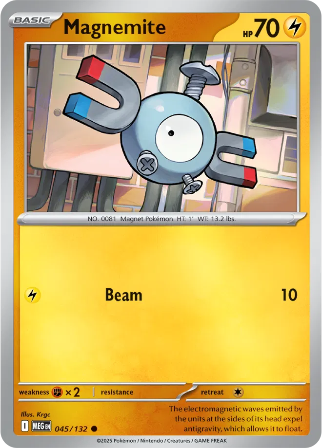 045/132 Magnemite Reverse Holo