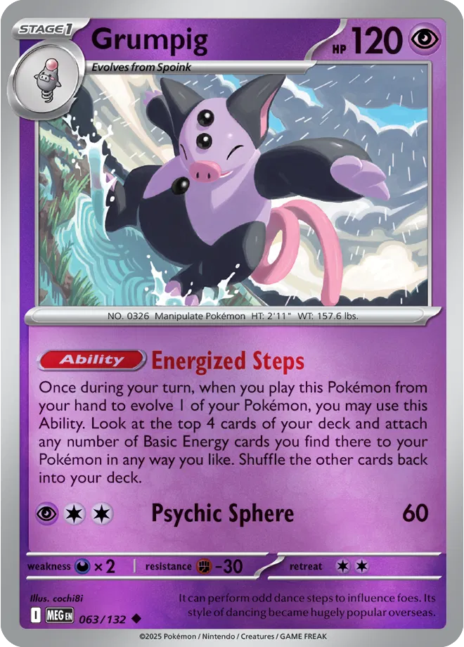 063/132 Grumpig Reverse Holo