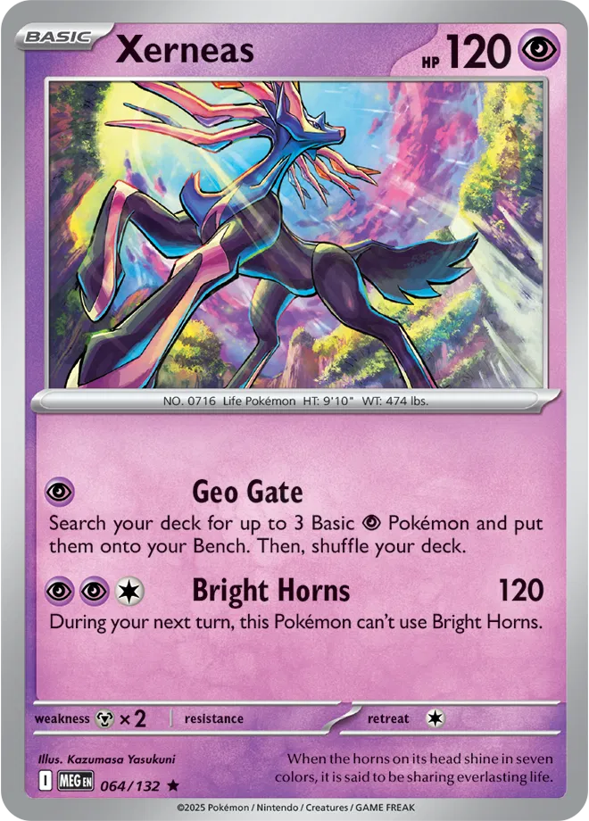 064/132 Xerneas Holofoil - Mega Evolution