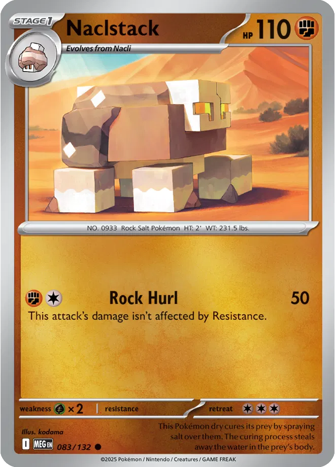 083/132 Naclstack Reverse Holo