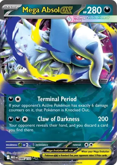 086/132 Mega Absol EX - Mega Evolution