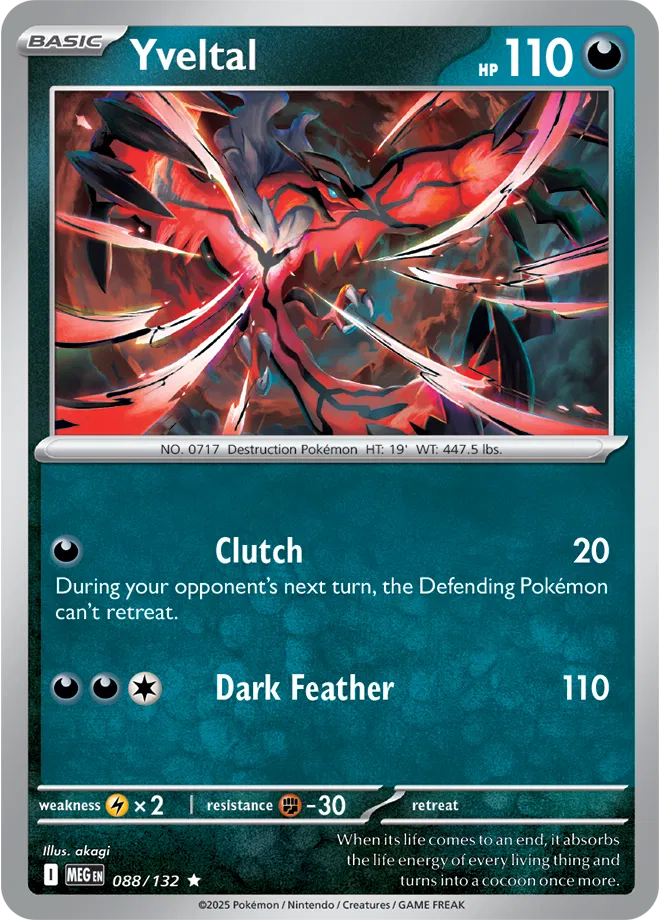 088/132 Yveltal Holofoil