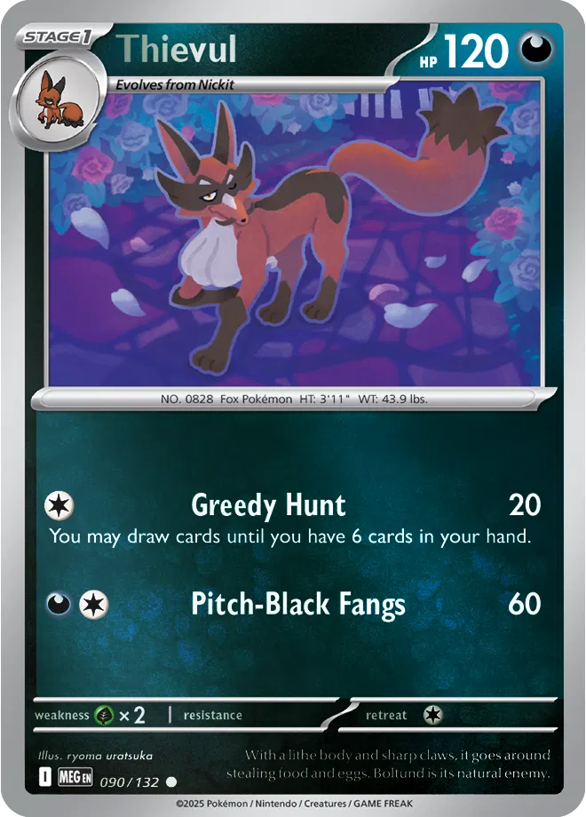 090/132 Thievul Reverse Holo