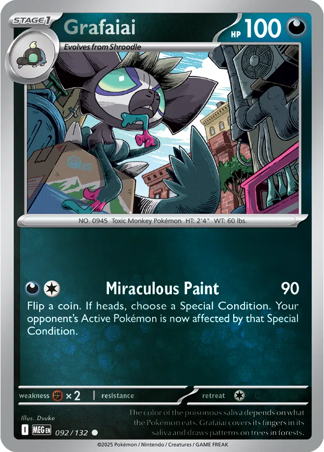 092/132 Grafaiai Reverse Holo