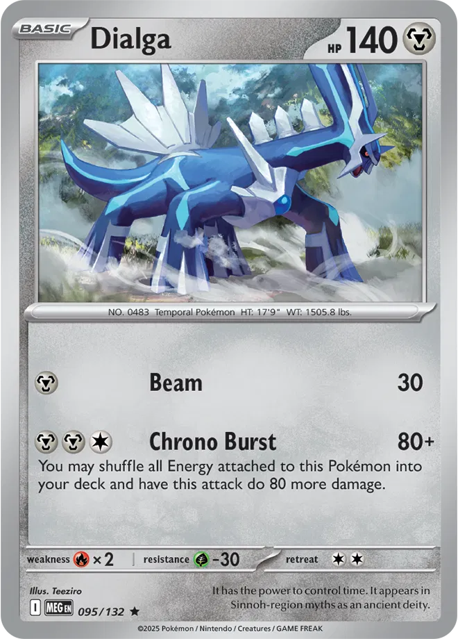 095/132 Dialga Holofoil - Mega Evolution