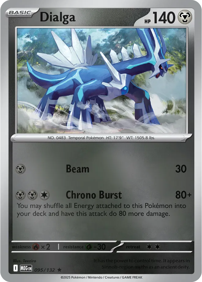 095/132 Dialga Reverse Holo