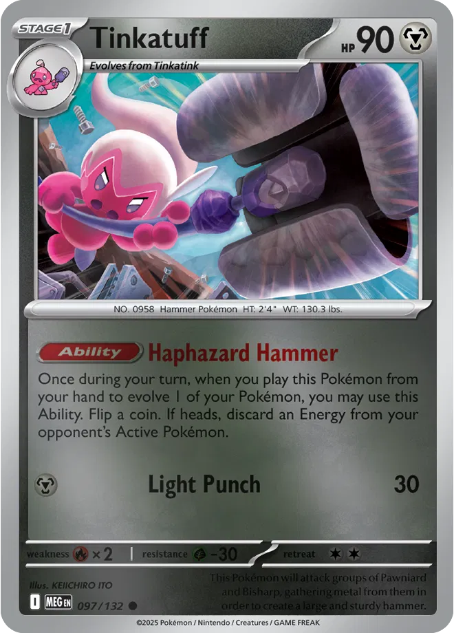 097/132 Tinkatuff Reverse Holo
