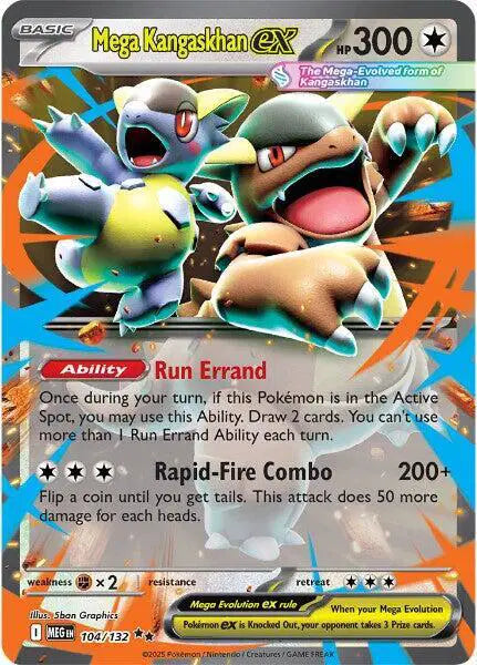 104/132 Mega Kangaskhan EX - Mega Evolution