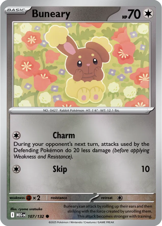 107/132 Buneary Reverse Holo