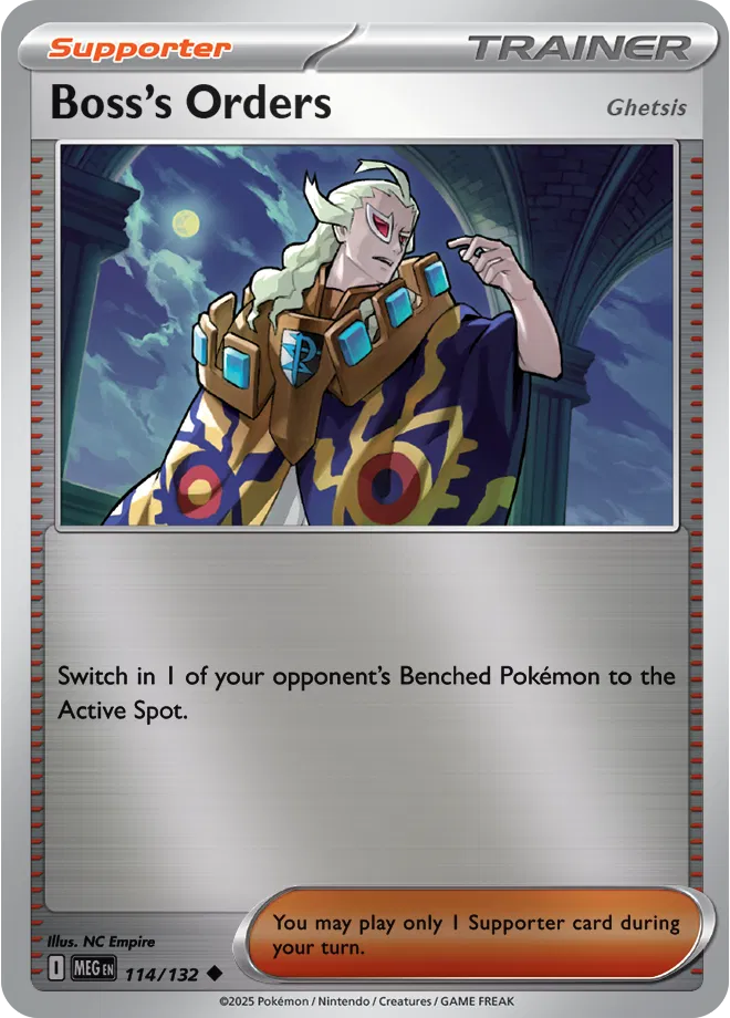 114/132 Boss's Orders Reverse Holo