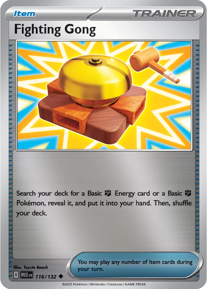 116/132 Fighting Gong Reverse Holo