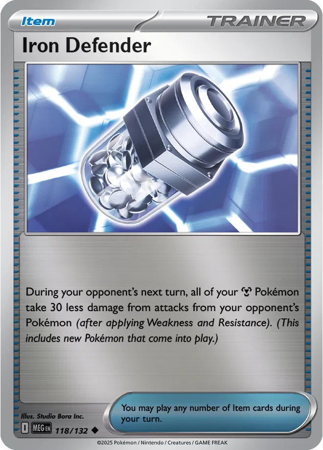 118/132 Iron Defender Reverse Holo
