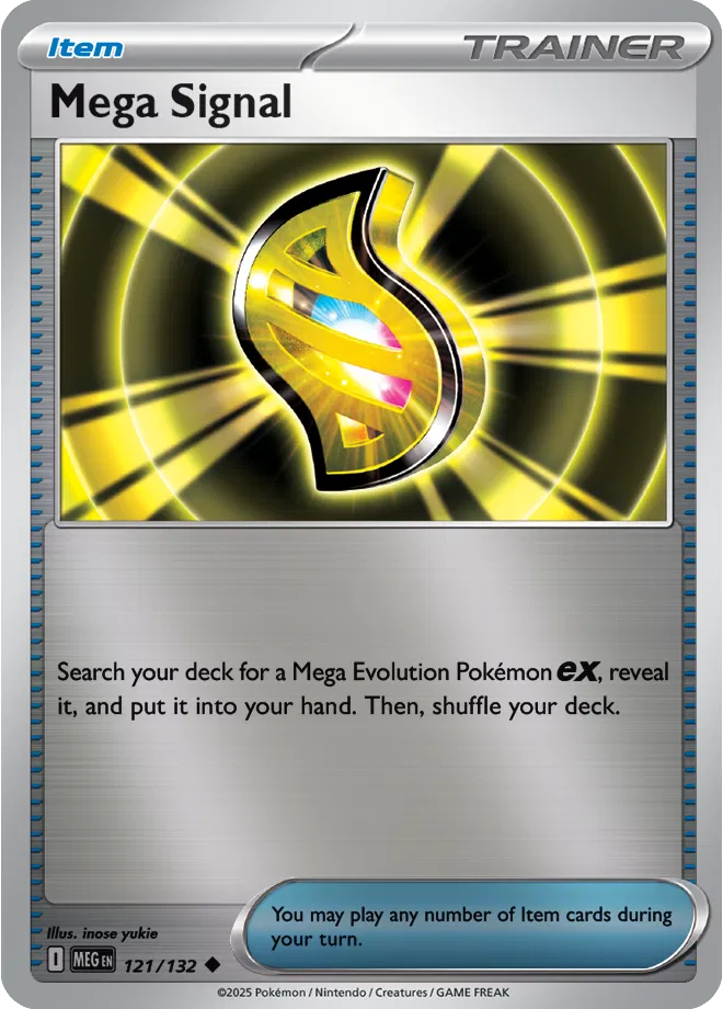 121/132 Mega Signal Reverse Holo - Mega Evolution