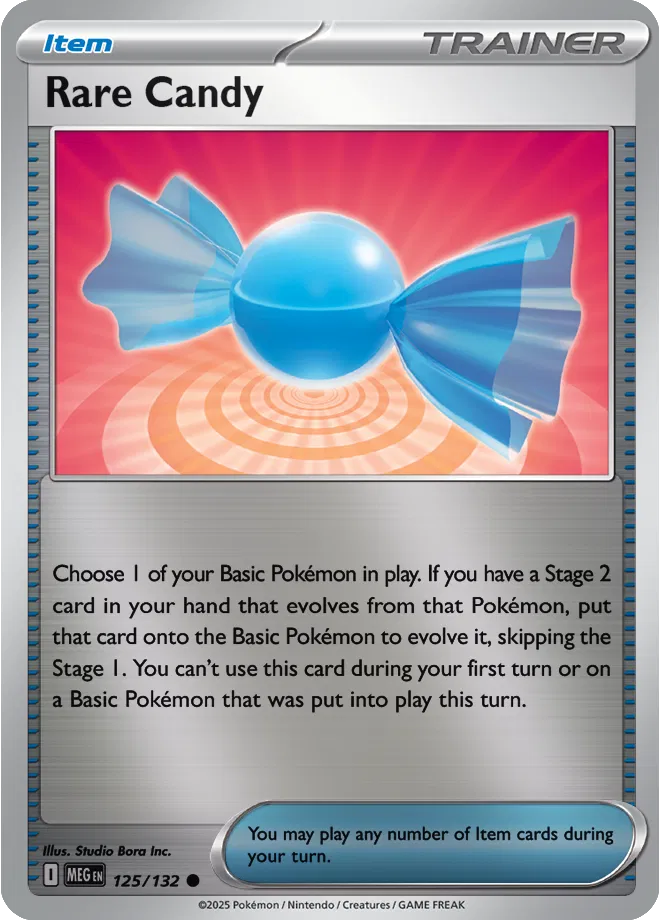 125/132 Rare Candy Reverse Holo