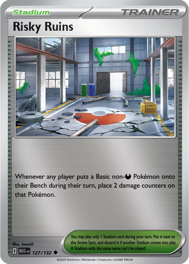 127/132 Risky Ruins Reverse Holo