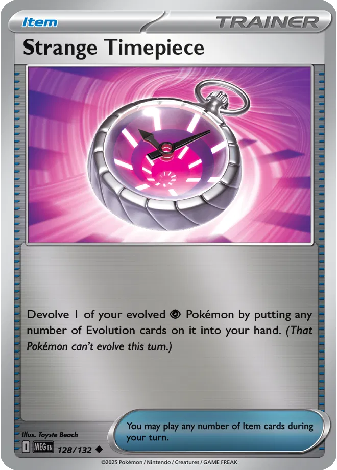 128/132 Strange Timepiece Reverse Holo
