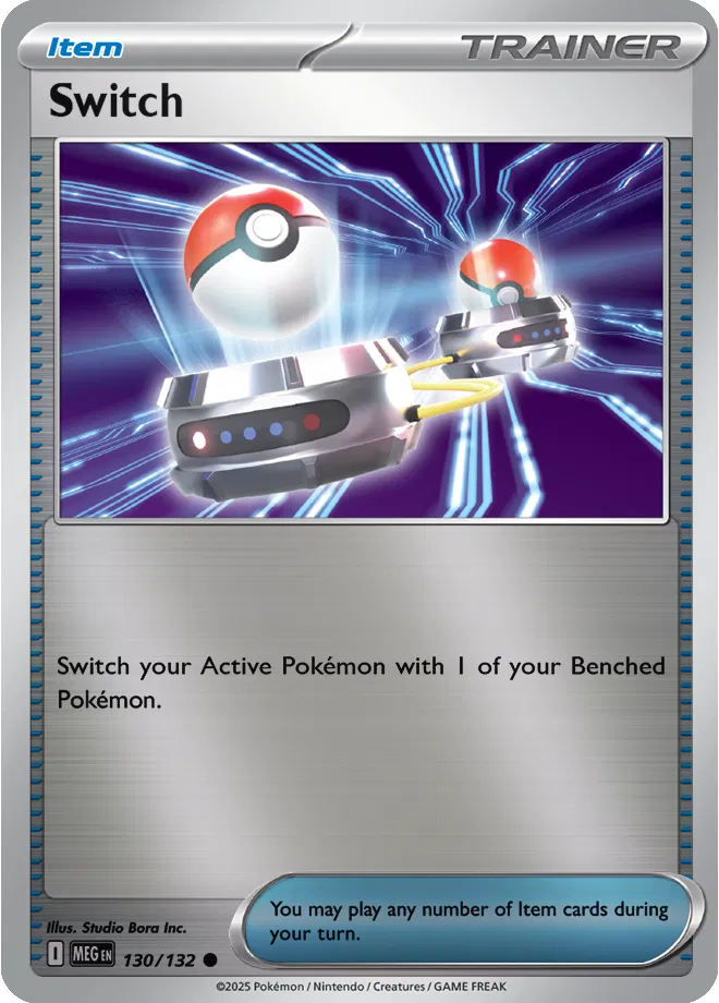 130/132 Switch Reverse Holo - Mega Evolution