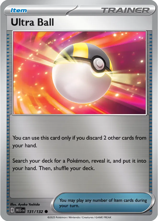 131/132 Ultra Ball Reverse Holo